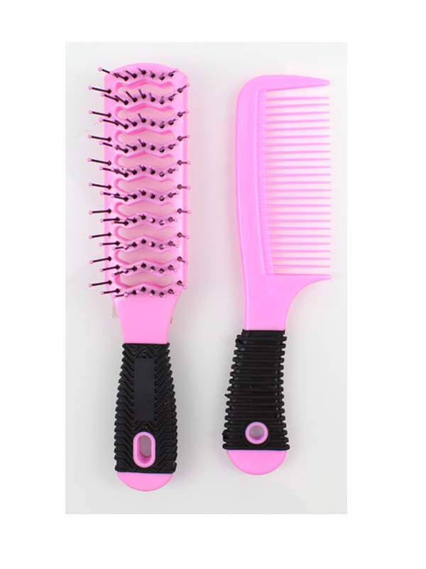Elly Pembe Fırça ve Tarak 2’li Set ELLYFSET0006