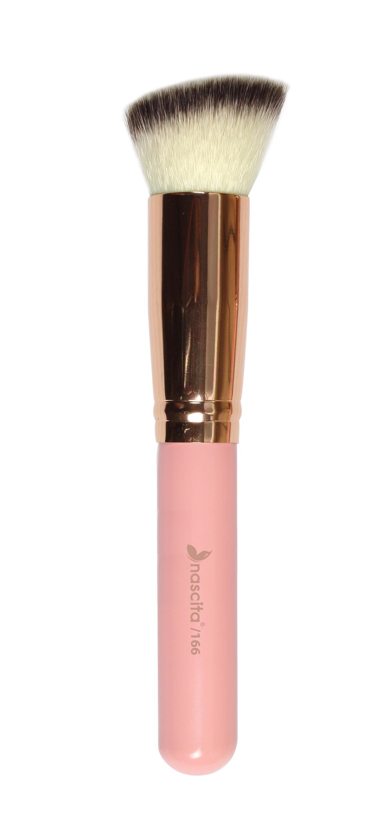 Nascita Açılı Kabuki Fondöten Makyaj Fırçası Pembe NASBRUSH0166