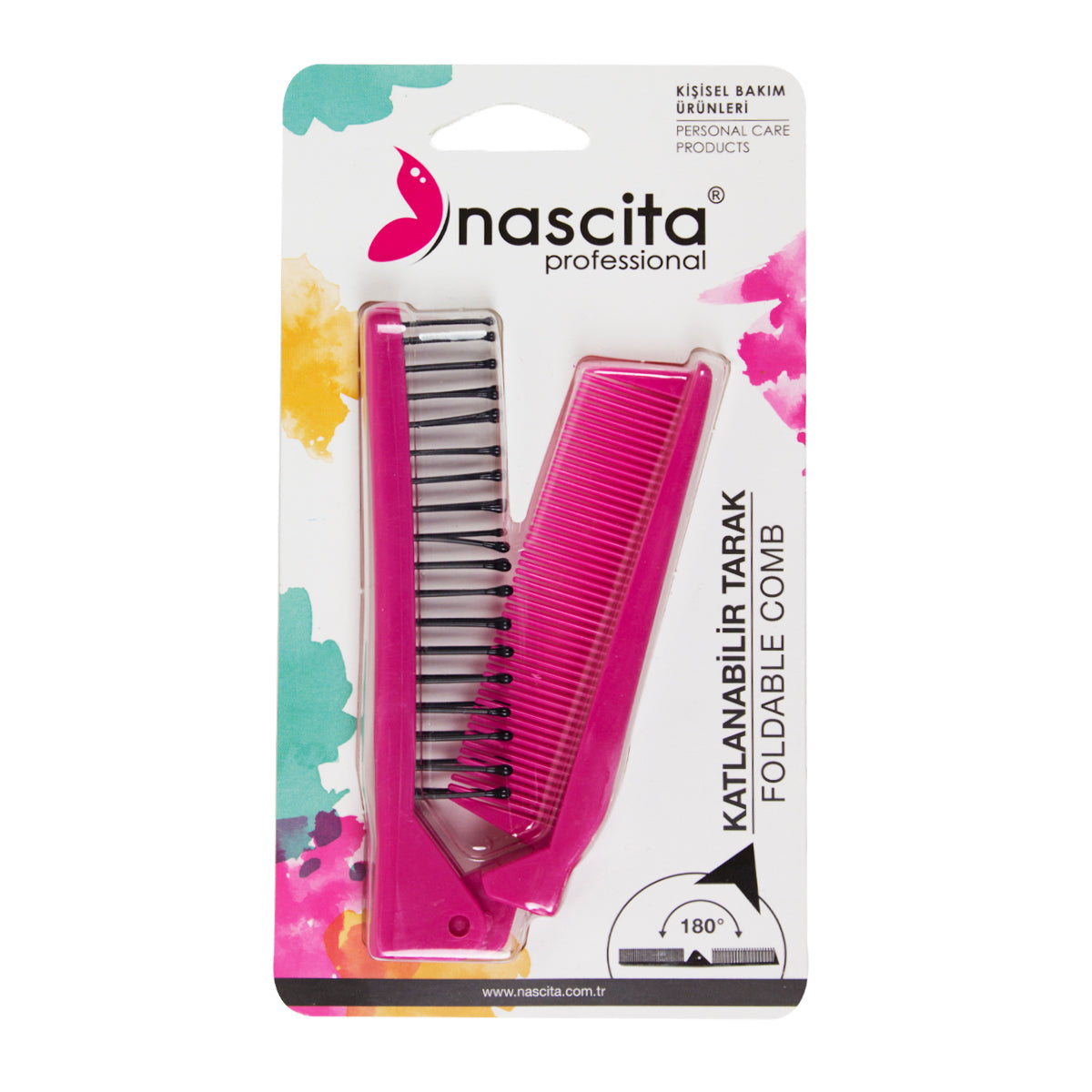 Nascita Kırmızı Açılır Kapanır Saç Tarağı NASTRKXX0115RD