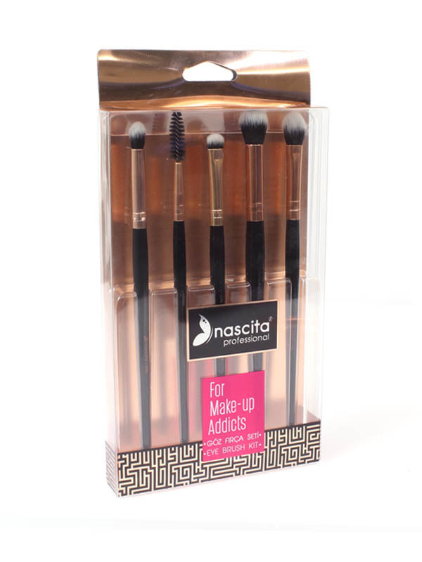 Nascita Addict Göz Makyaj Fırça Seti 5'li NASBRUSHSET14
