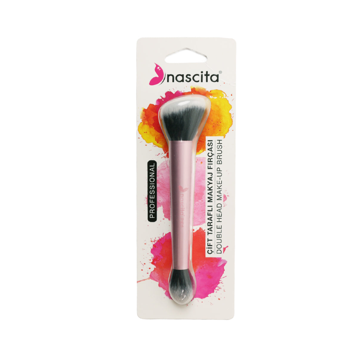 Nascita Çift Taraflı Allık ve Aydınlatıcı Makyaj Fırçası NASBRUSH0537