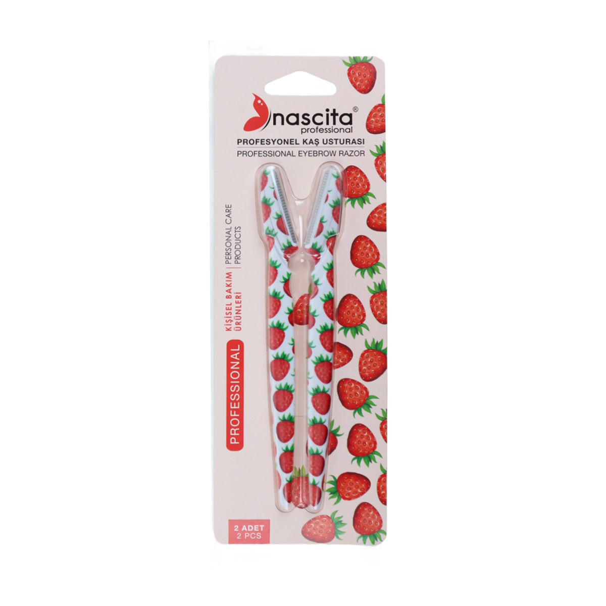 Nascita Çilekli Kaş Usturası 2'Li NASRAZOR012