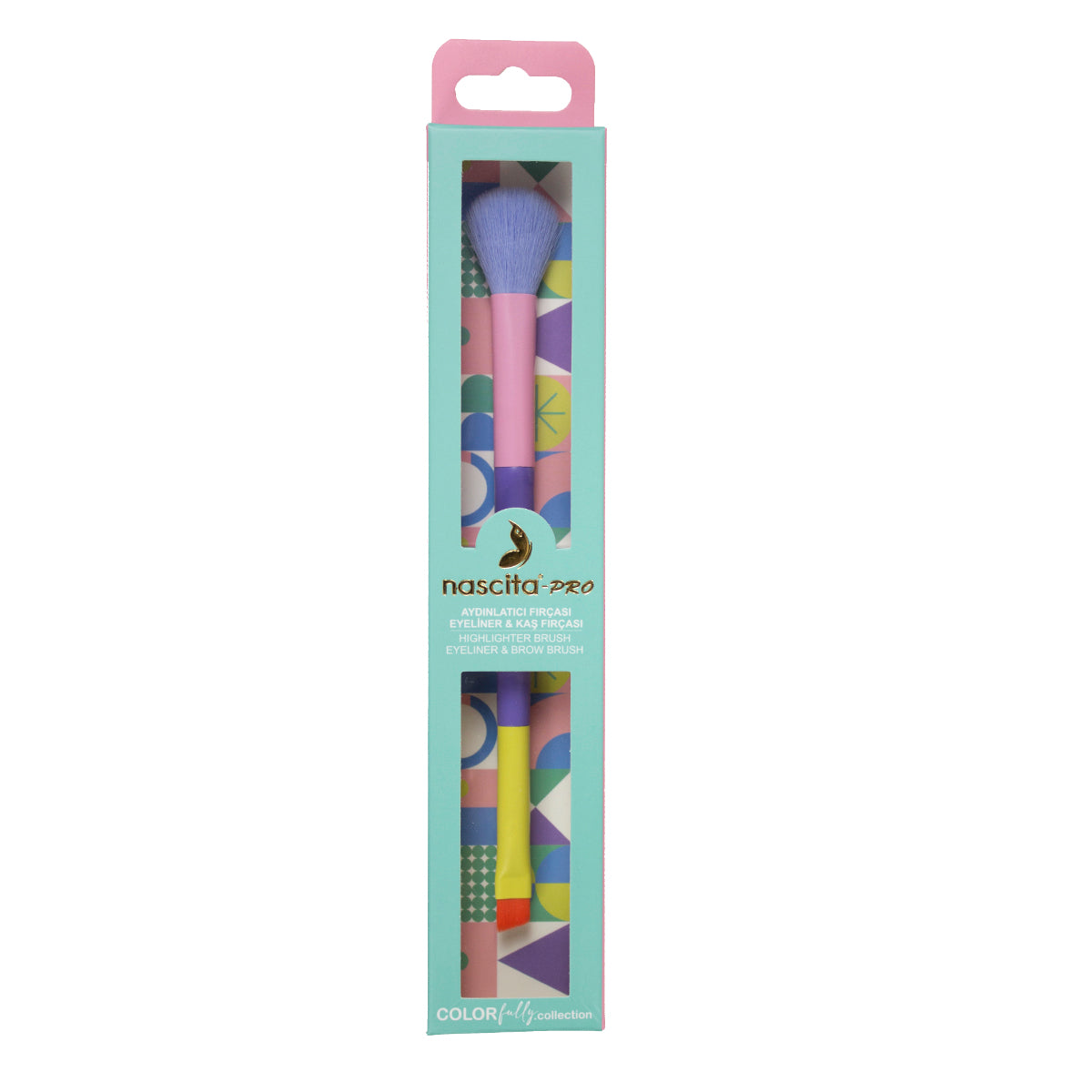 Nascita Colorfully Collection Aydınlatıcı Ve Göz Kaş Fırçası NASBRUSH0480