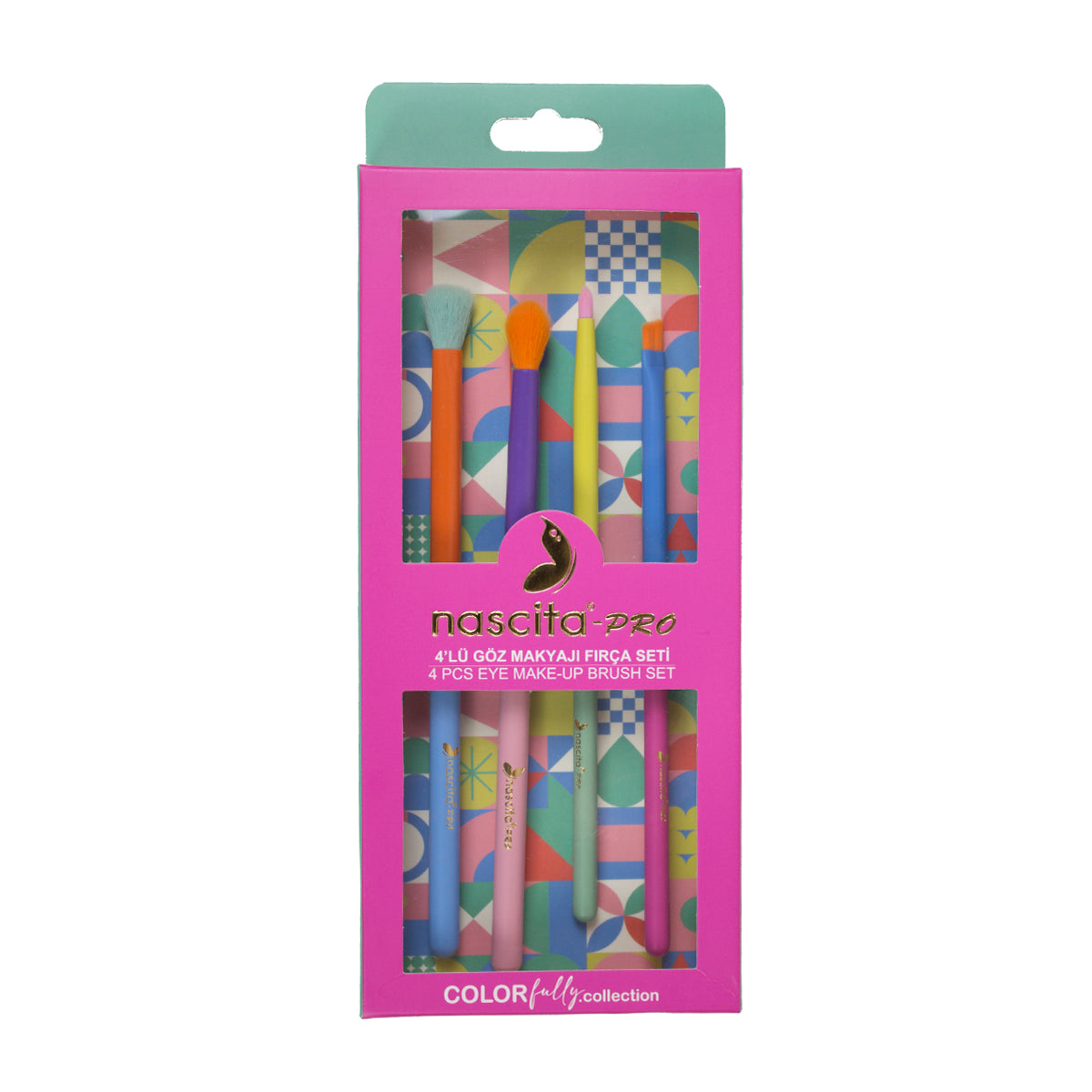 Nascita Colorfully Collection Göz Makyaj Fırça Seti 4'lü NASBRUSHSET133