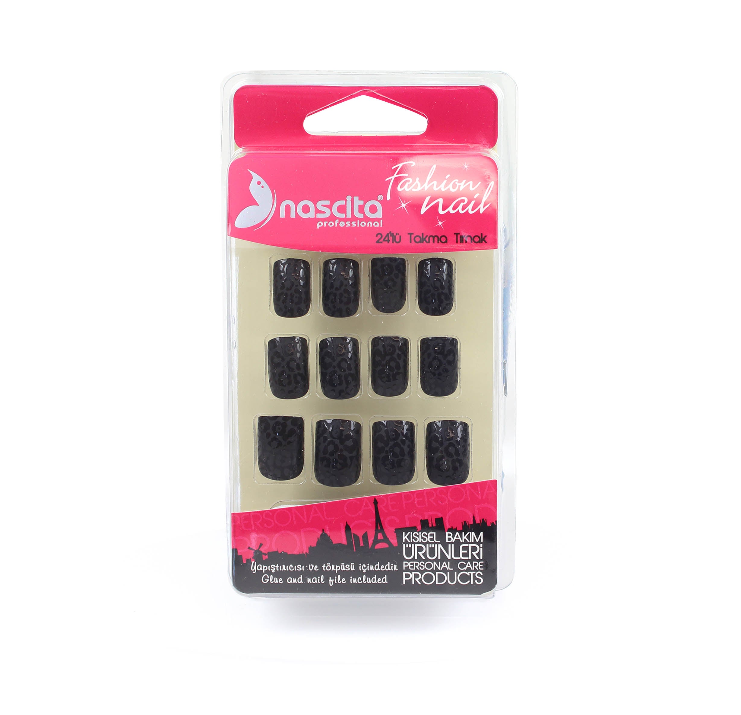 Nascita French Takma Tırnak Desenli 24’lü Set NASNAIL00105