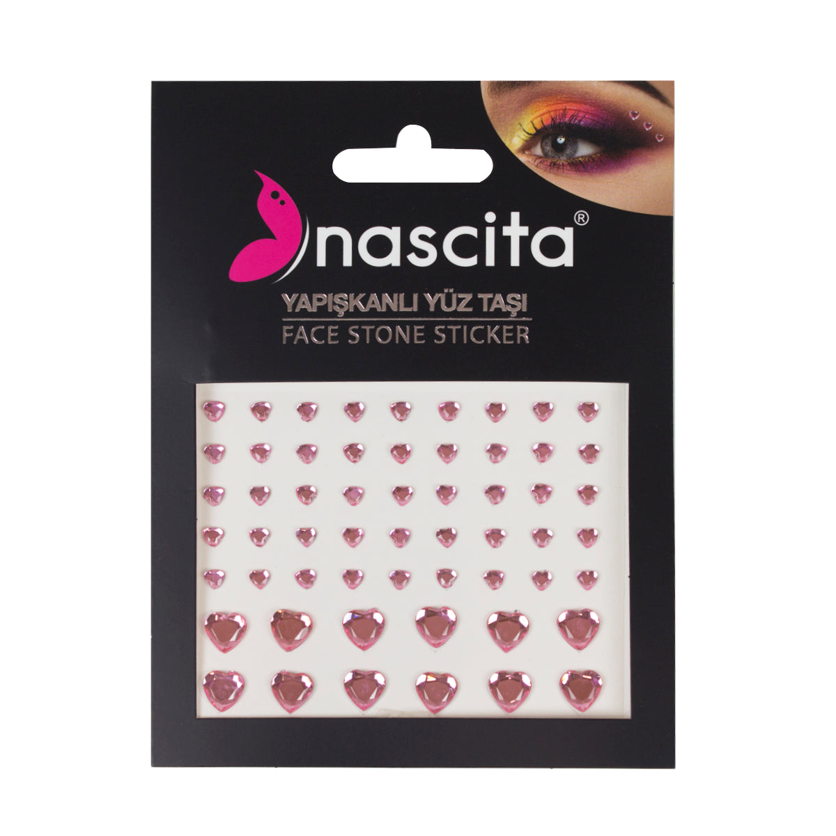 Nascita Face Jewels Yüz Taşı Sticker Seti NASSTICKER0012