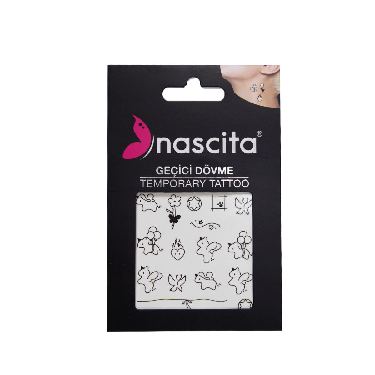 Nascita Geçici Yüz Dövmesi NASSTICKER0040