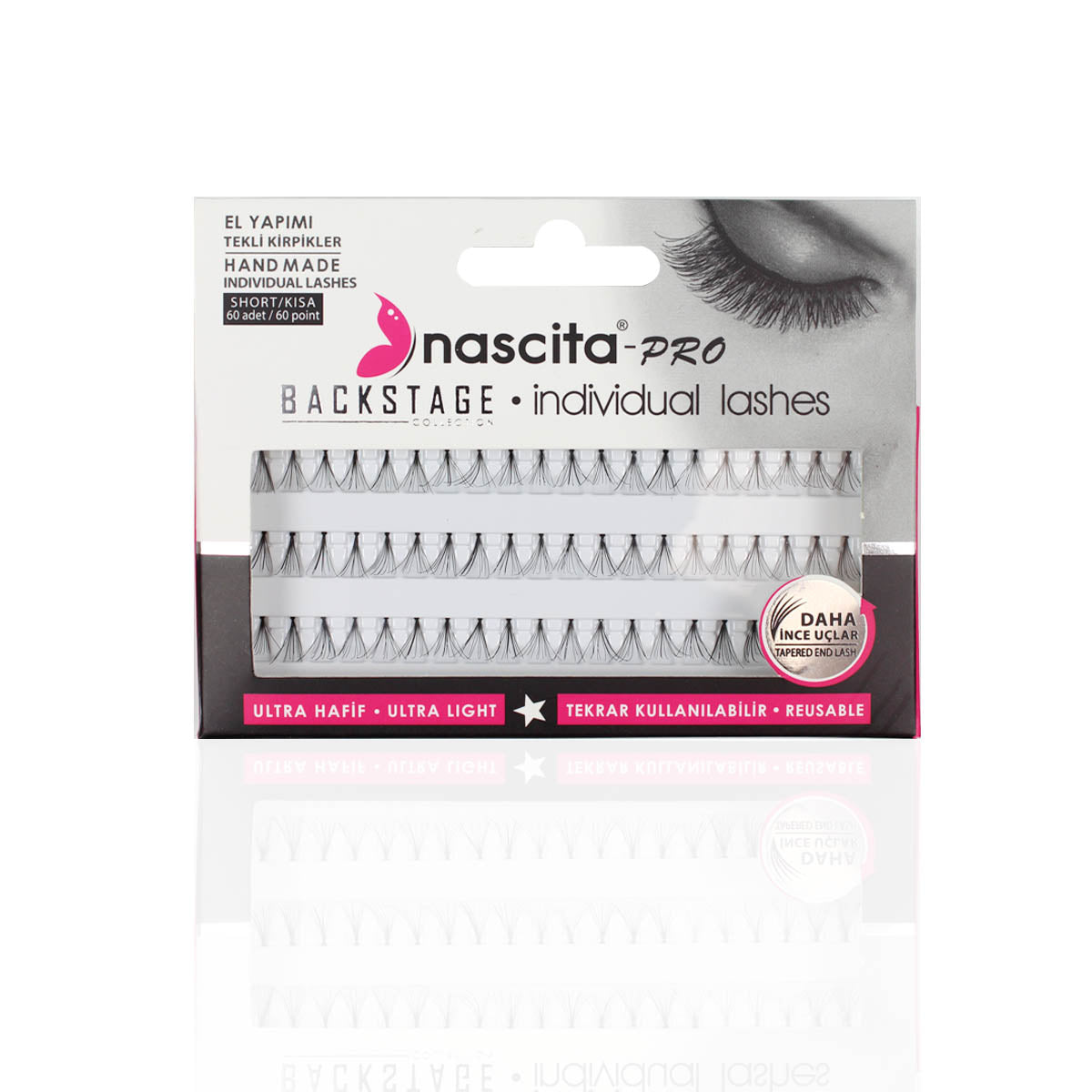 Nascita Backstage Collection Tekli İnce - Kısa Boy Takma Kirpik NASEYE000102