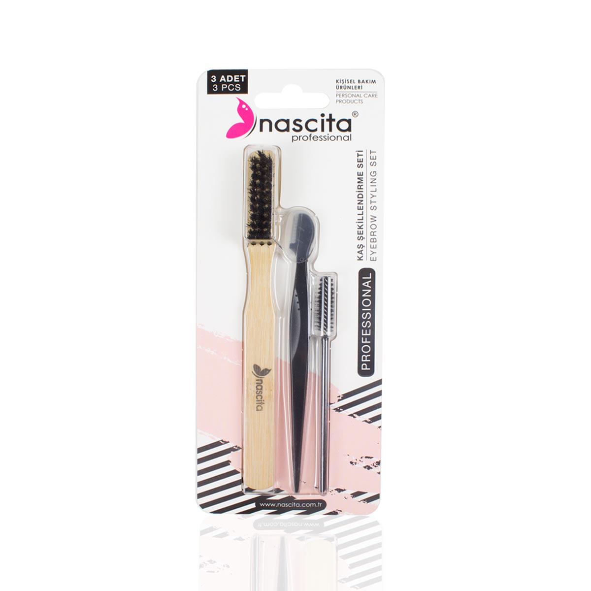 Nascita Kaş Şekillendirme Seti 3'lü NASFACESET03
