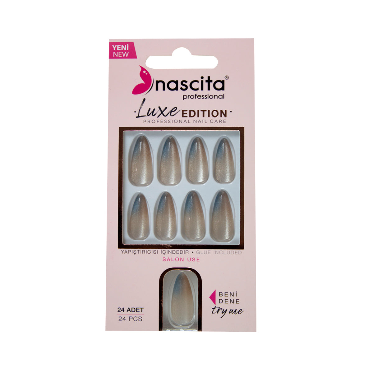Nascita Kedi Gözü Takma Tırnak 24'Lü Set NASNAIL00238