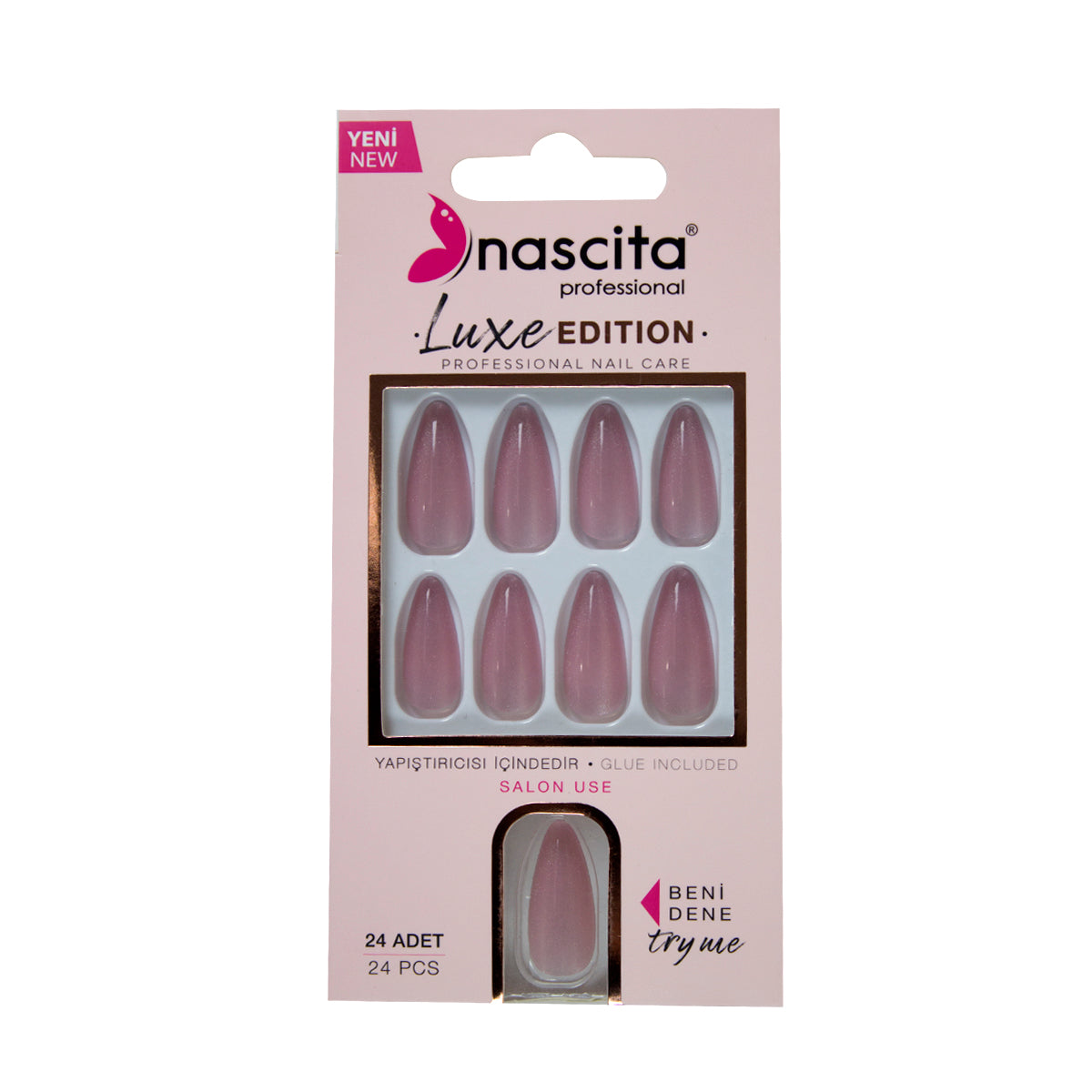 Nascita Kedi Gözü Takma Tırnak 24'Lü Set NASNAIL00240