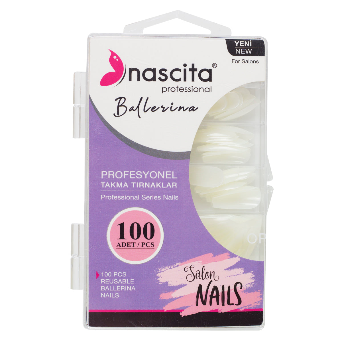 Nascita Ballerina Kutulu Takma Tırnak 100’lü Set NASNAIL00168