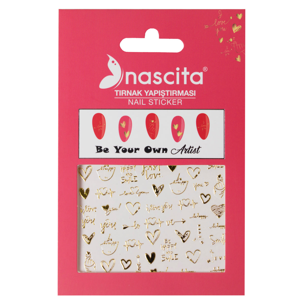 Nascita Tırnak Üstü Sticker NASSTICKER0007