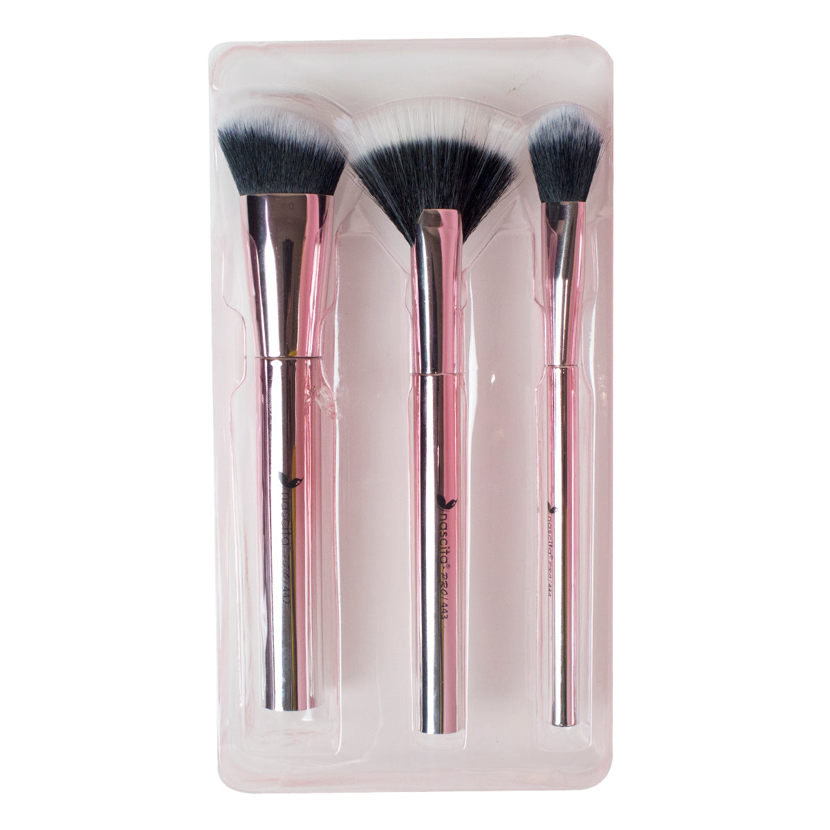 Nascita Metalik Makyaj Fırça Seti 3'lü NASBRUSHSET103