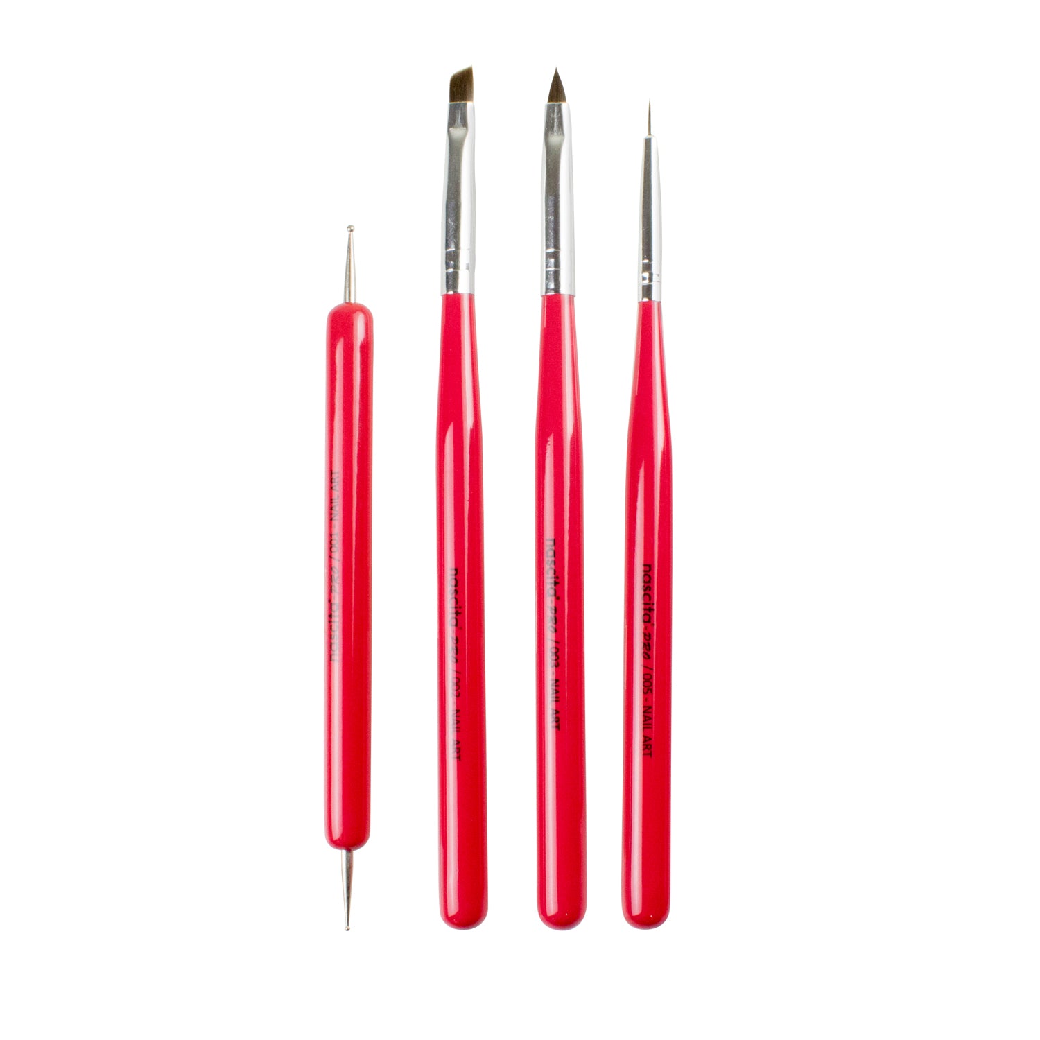 Nascita Nail Art Tırnak Süsleme Fırça Seti 4'lü NASBRUSHNAILSET007