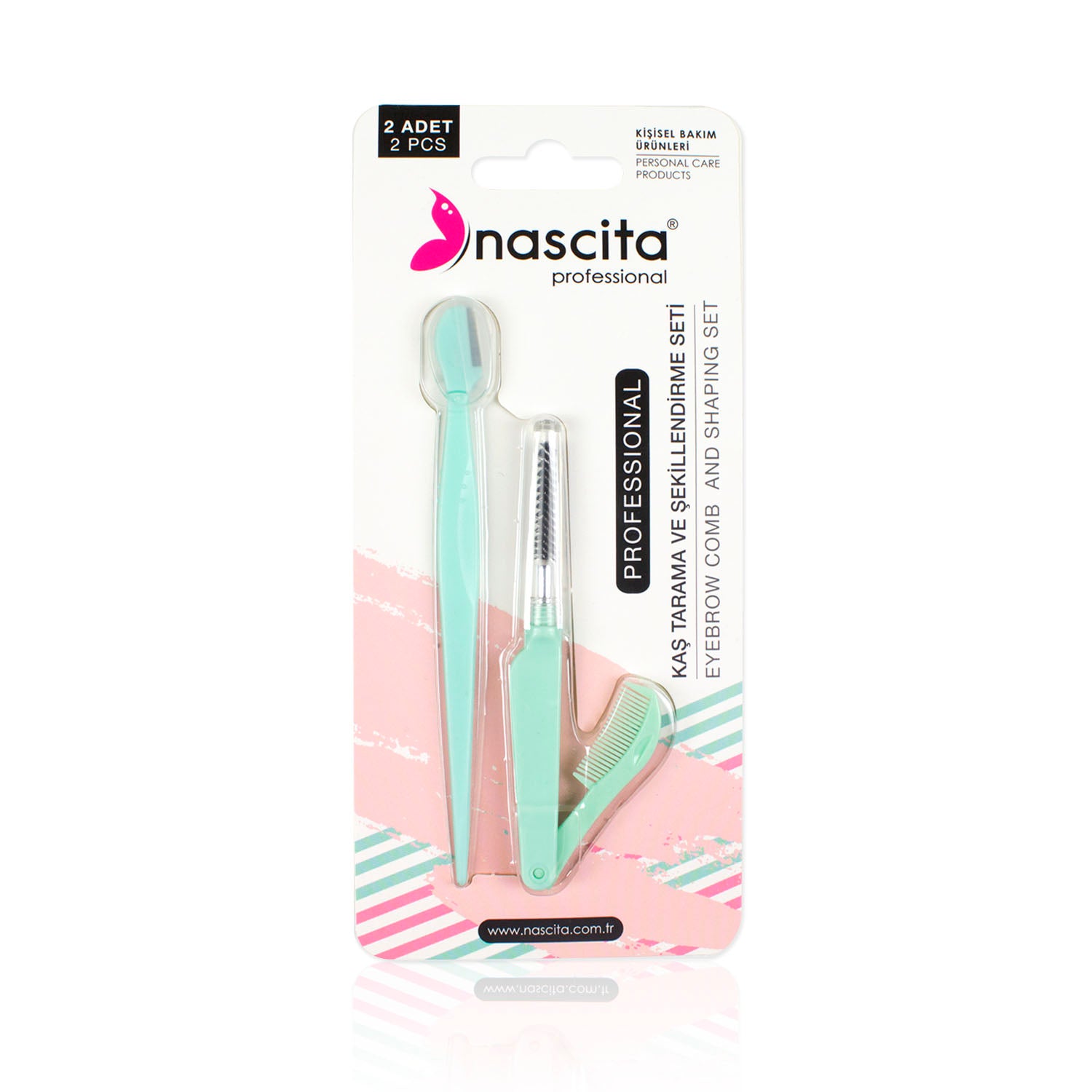 Nascita Razor ve Taraklı Maskara Fırça Seti 2'li NASFACESET07