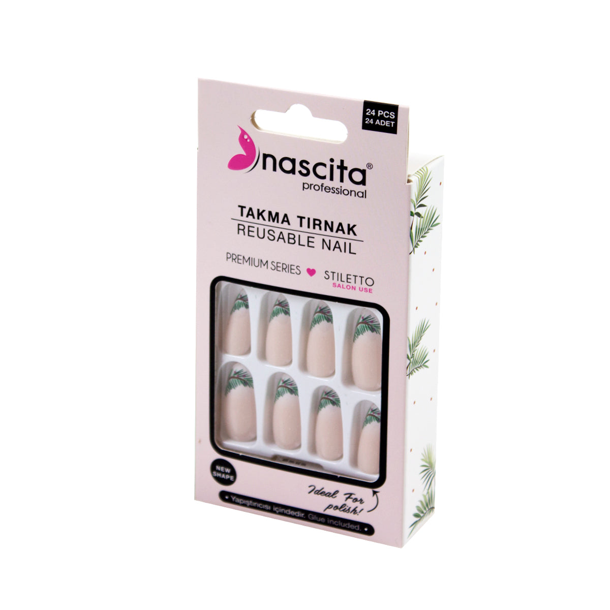 Nascita Stiletto Takma Tırnak 24’lü Set NASNAIL00137
