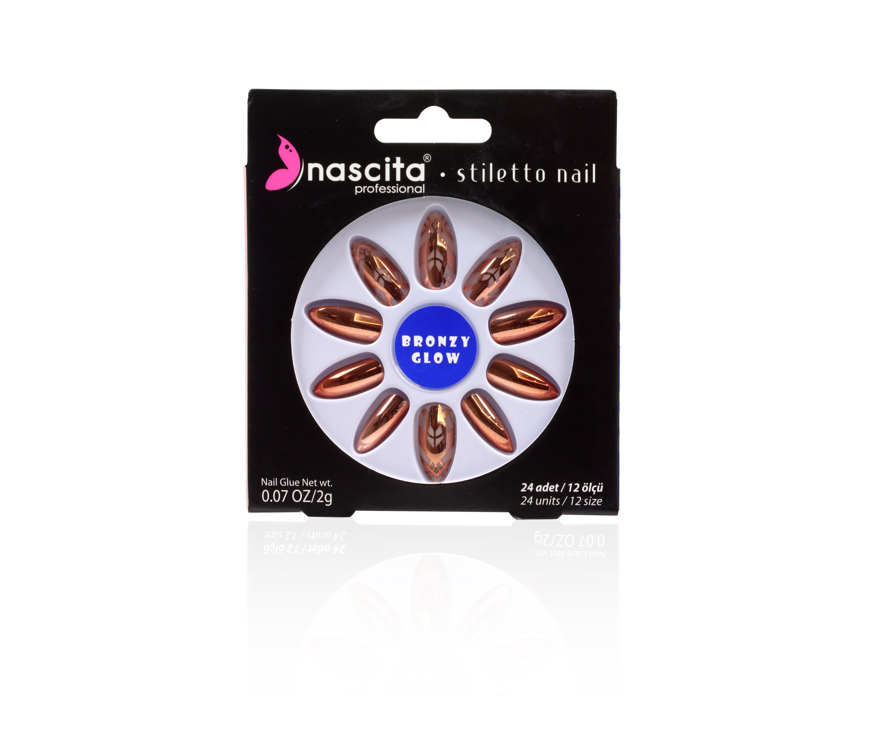 Nascita Stiletto Takma Tırnak 24'Lü Set NASNAILX0029