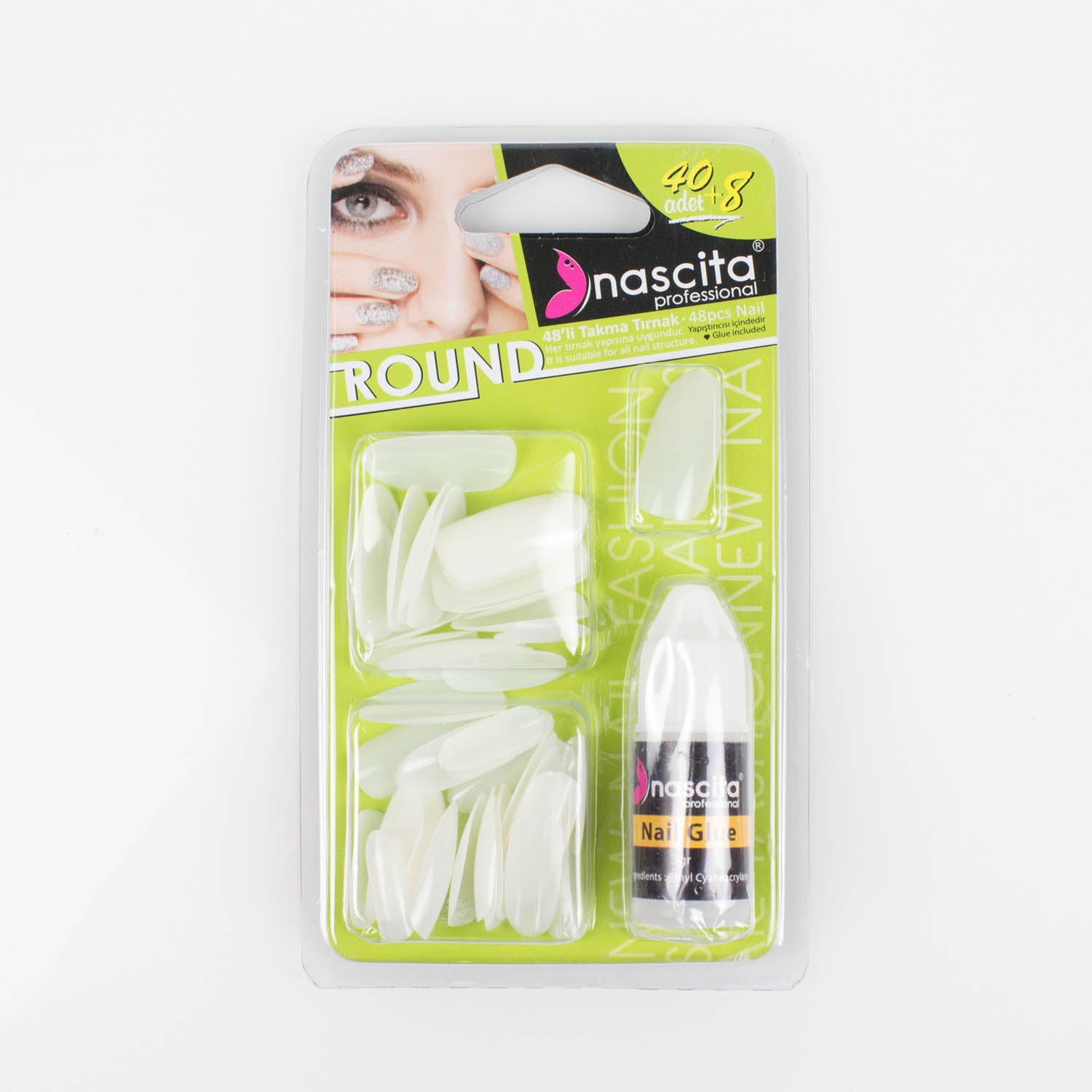 Nascita Round Takma Tırnak 48’li Set NASNAIL00116