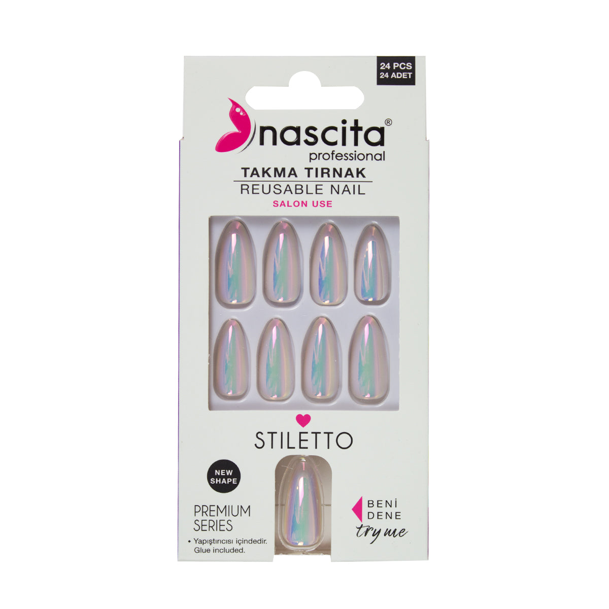Nascita Hologram Takma Tırnak 24'Lü Set NASNAIL00197