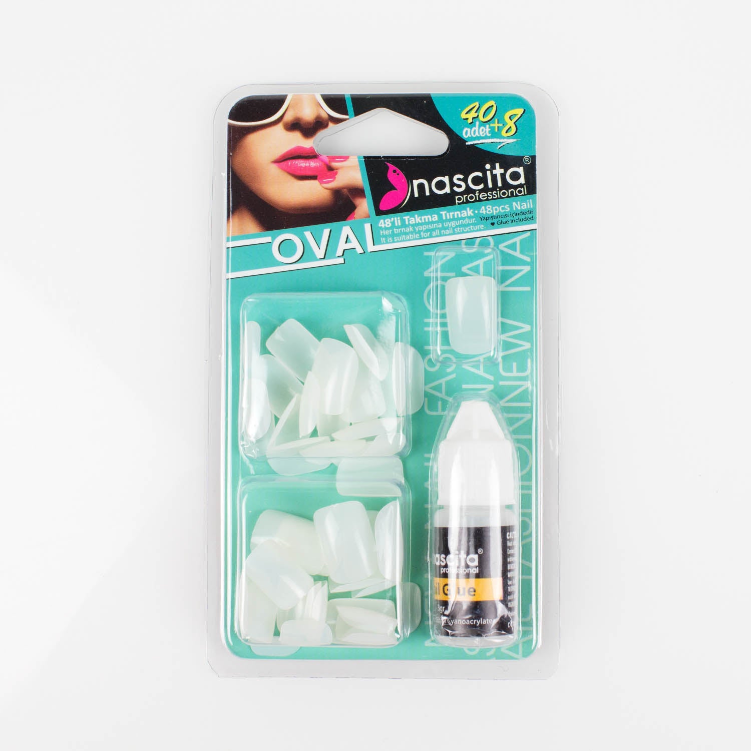 Nascita Oval Takma Tırnak 48’li Set NASNAIL00117