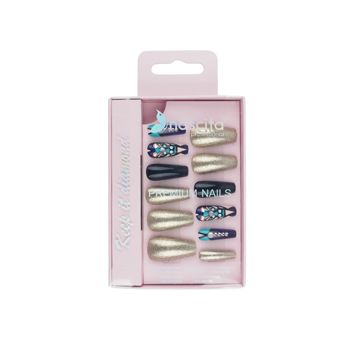 Nascita Premium Diamond Seri Takma Tırnak NASNAIL0293