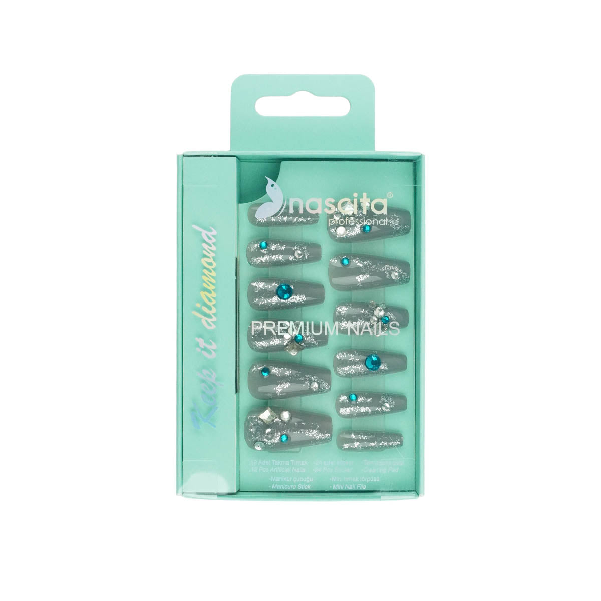 Nascita Premium Diamond Seri Takma Tırnak NASNAIL0290