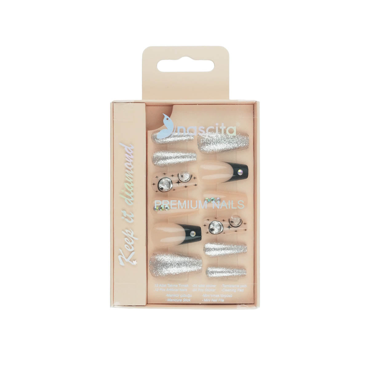 Nascita Premium Diamond Seri Takma Tırnak NASNAIL0288