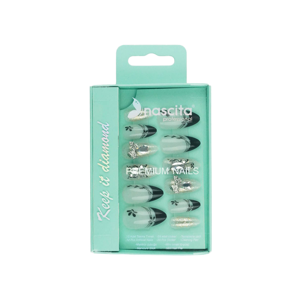 Nascita Premium Diamond Seri Takma Tırnak NASNAIL0283