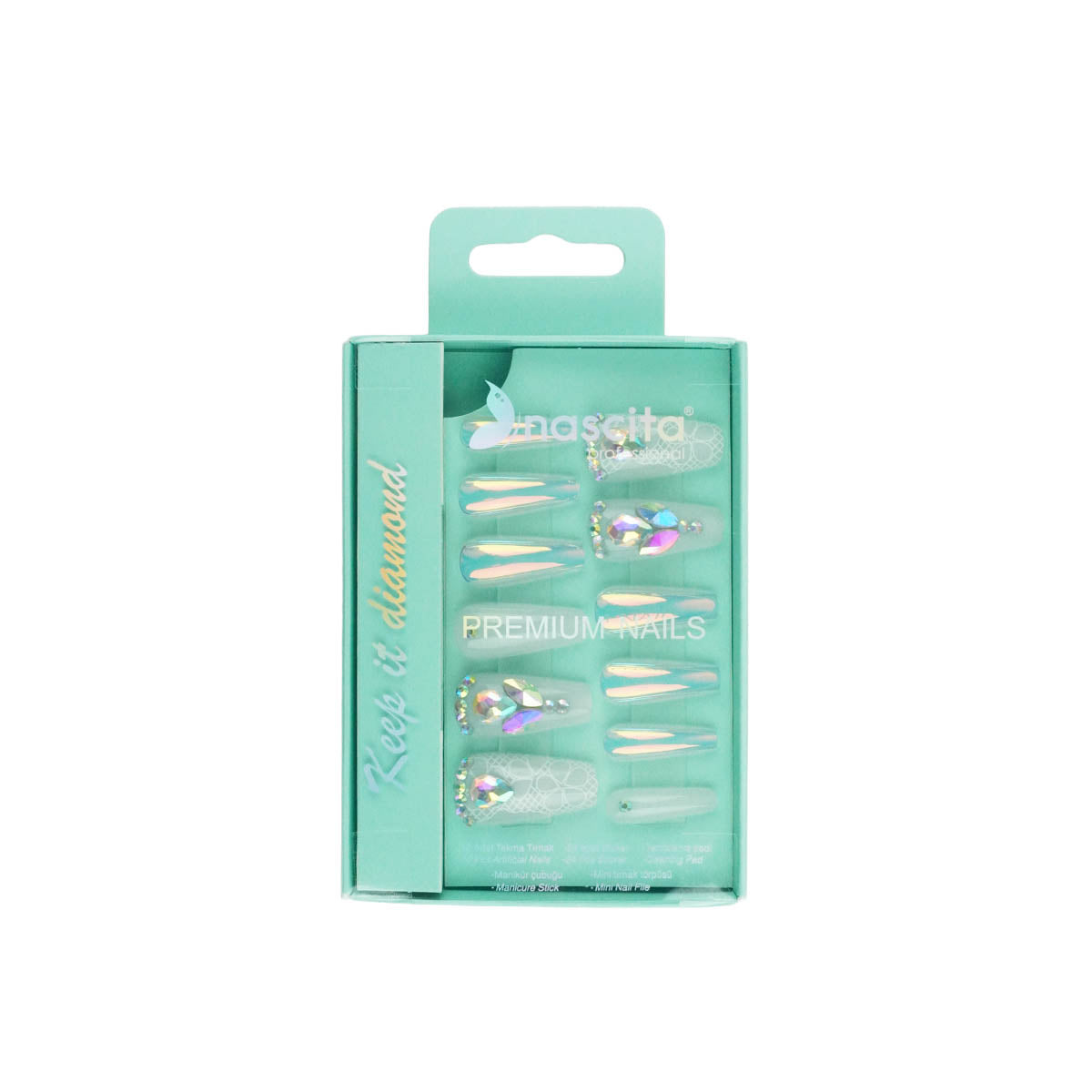 Nascita Premium Diamond Seri Takma Tırnak NASNAIL0285
