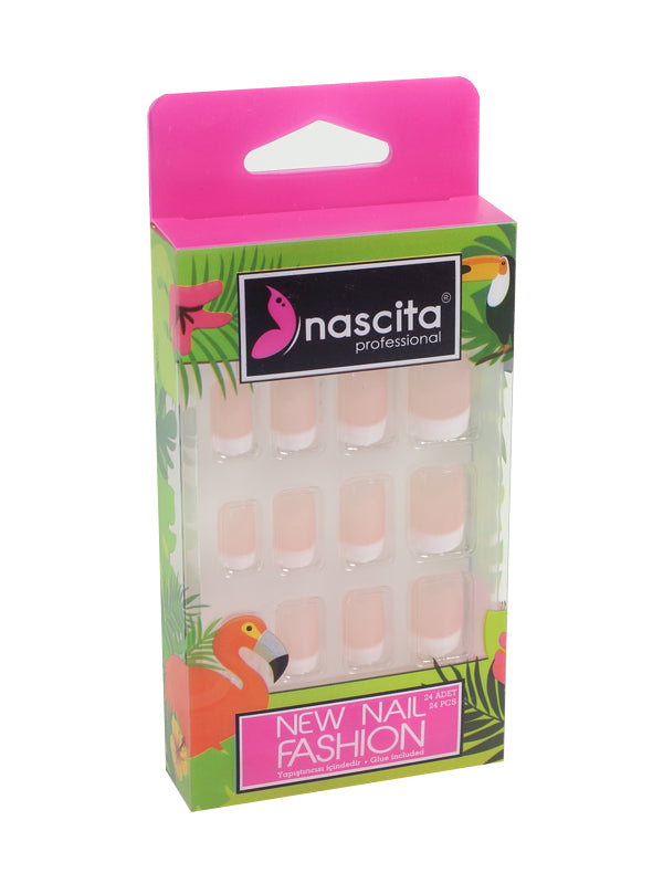 Nascita French Doğal Görünümlü Takma Tırnak 24’lü Set NASNAIL0044